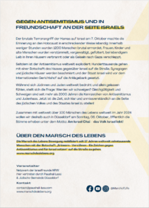 Flyer Marsch des Lebens